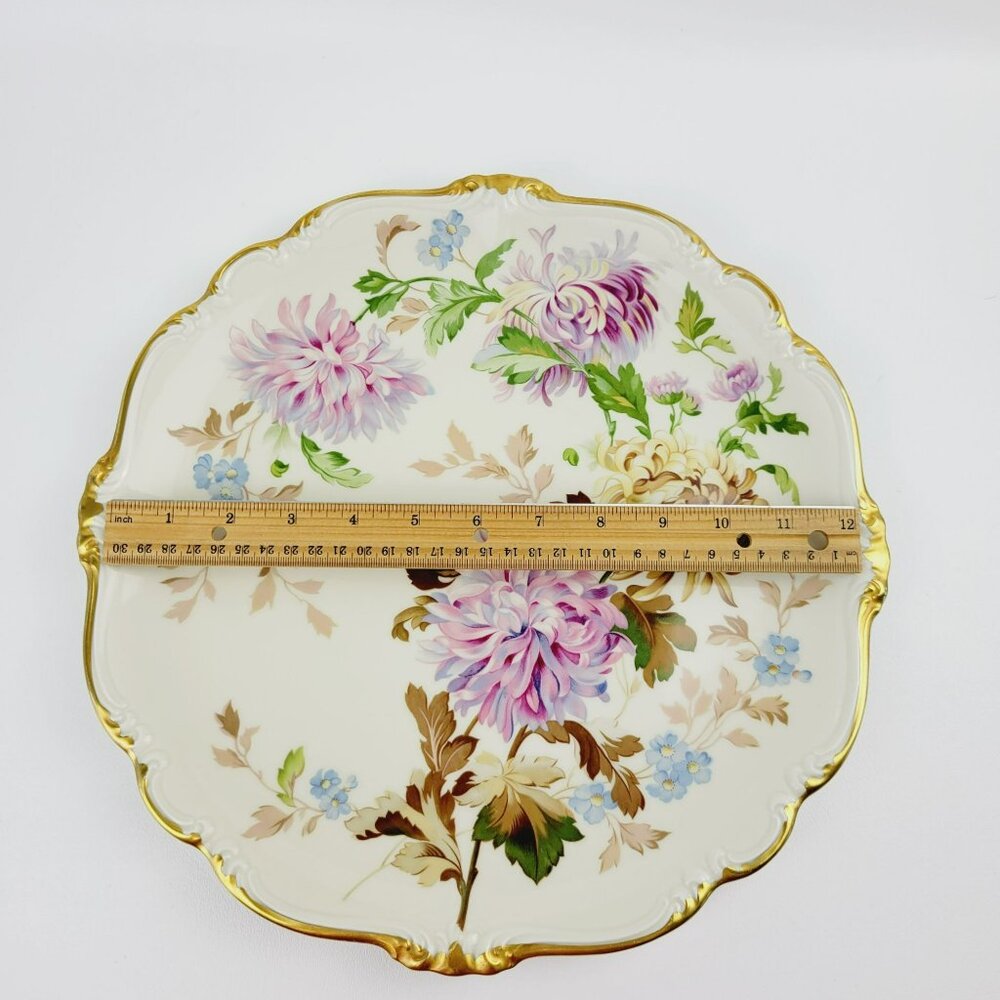 Rosenthal Daphne Pompadour Chrysantheme Serving Platter 13", Vintage c.1961-63 G - Picture 10 of 11